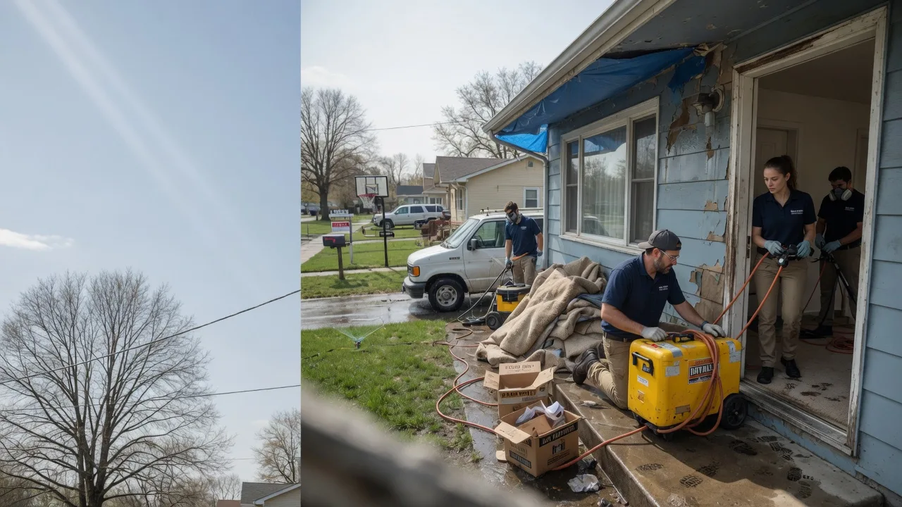 Basement Flood Cleanup in Blanchard, LA near me